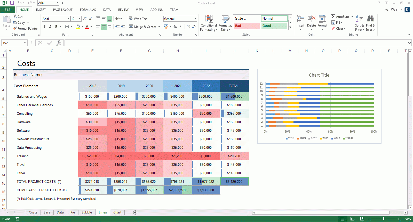 Business Spreadsheets Excel Templates Pack —