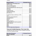 Business Startup Costs Spreadsheet Pertaining To Business Start Up Costs Worksheet Pdf Excel Small Startup Cost