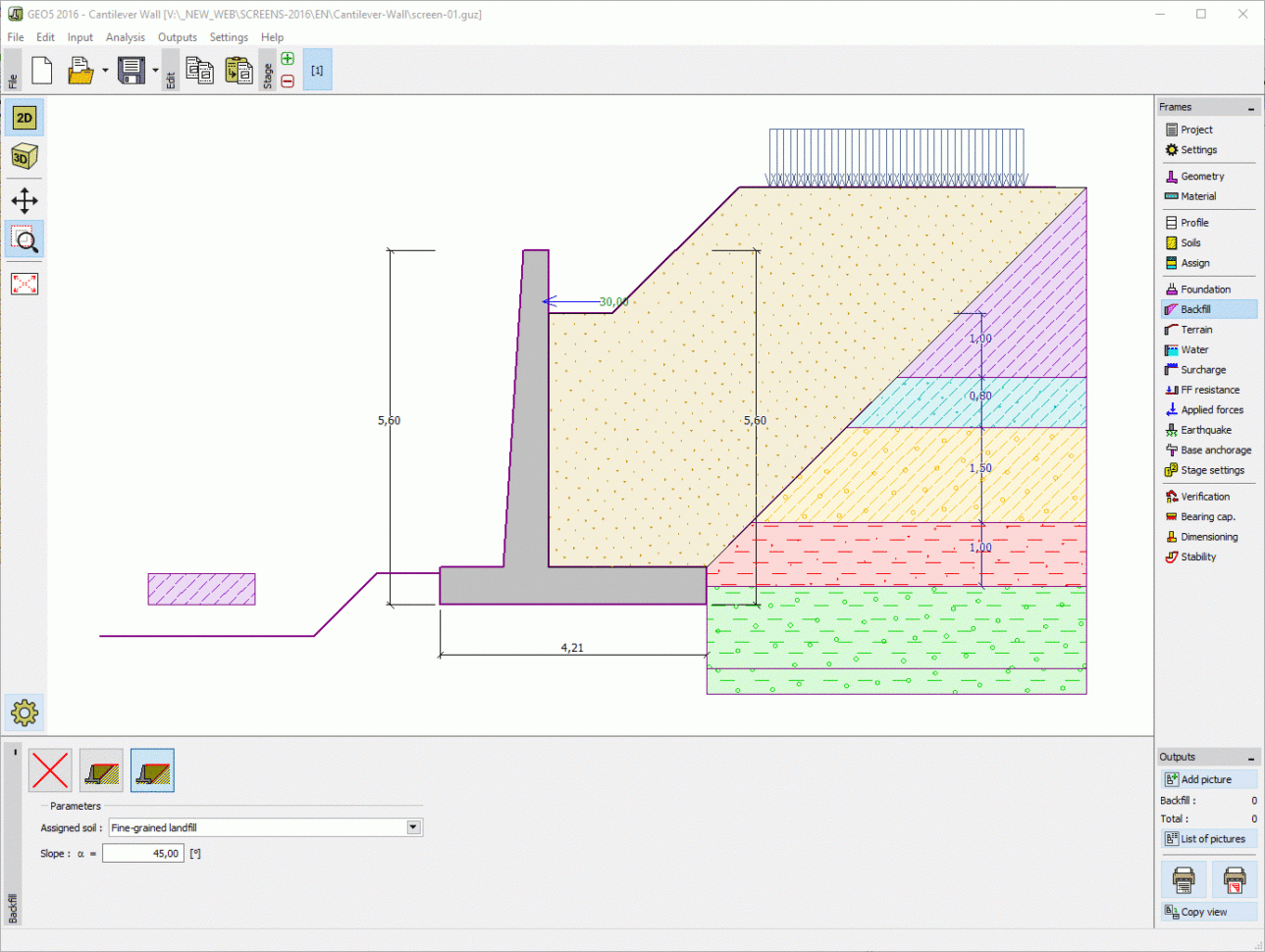 Caisson Design Spreadsheet Regarding Design Retaining Wall  Home Design Ideas