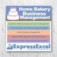 Cake Pricing Excel Spreadsheet Throughout Cake Decorating Home Bakery Business Management Software  Etsy