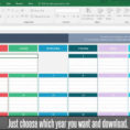 Calendar Spreadsheet Template 2018 Intended For Excel Calendar Templates  Download Free Printable Excel Template