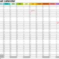 Calendar Spreadsheet Template Inside Perpetual Calendars  7 Free Printable Excel Templates