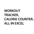 Calorie Spreadsheet Template Pertaining To Workout Tracker, Calorie Counter…all In Excel  Excel With Business