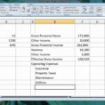 Cap Rate Spreadsheet Intended For Cap Rate Excel Template Rental Propertypreadsheet Calculator