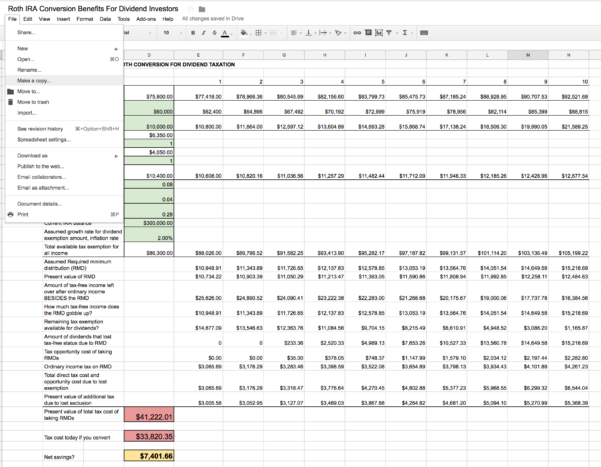 Capital Gains Tax Spreadsheet Shares with regard to Roth Ira Conversion