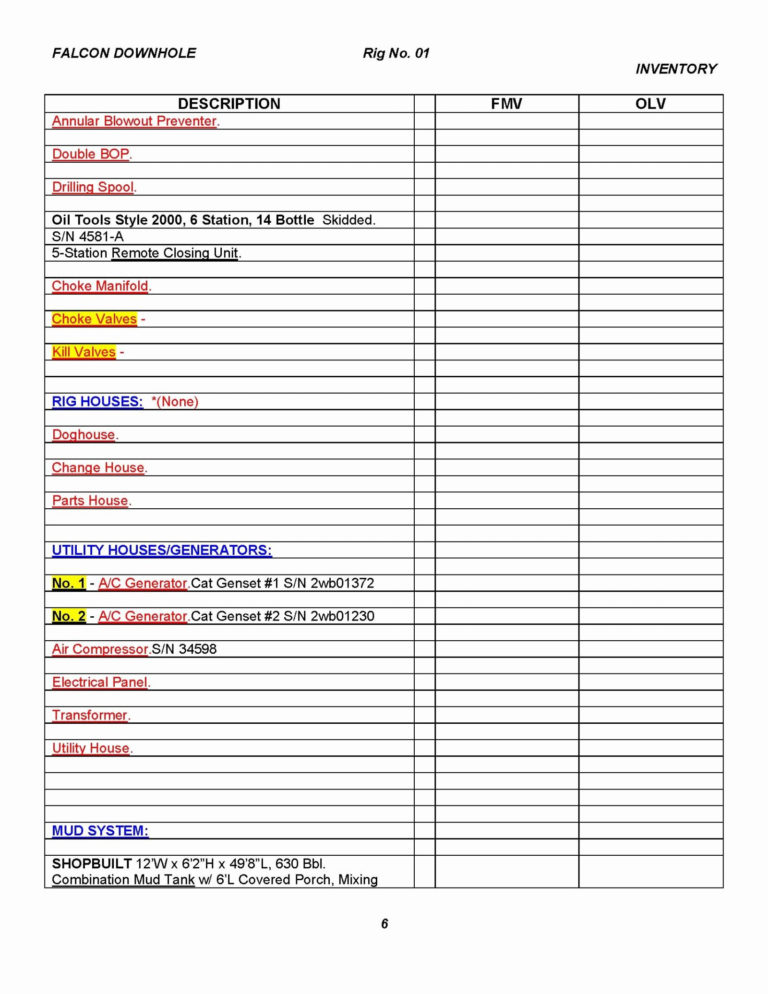 Car Restoration Cost Spreadsheet —