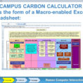 Carbon Footprint Calculator Excel Spreadsheet For Organizational Sustainability  Ppt Download