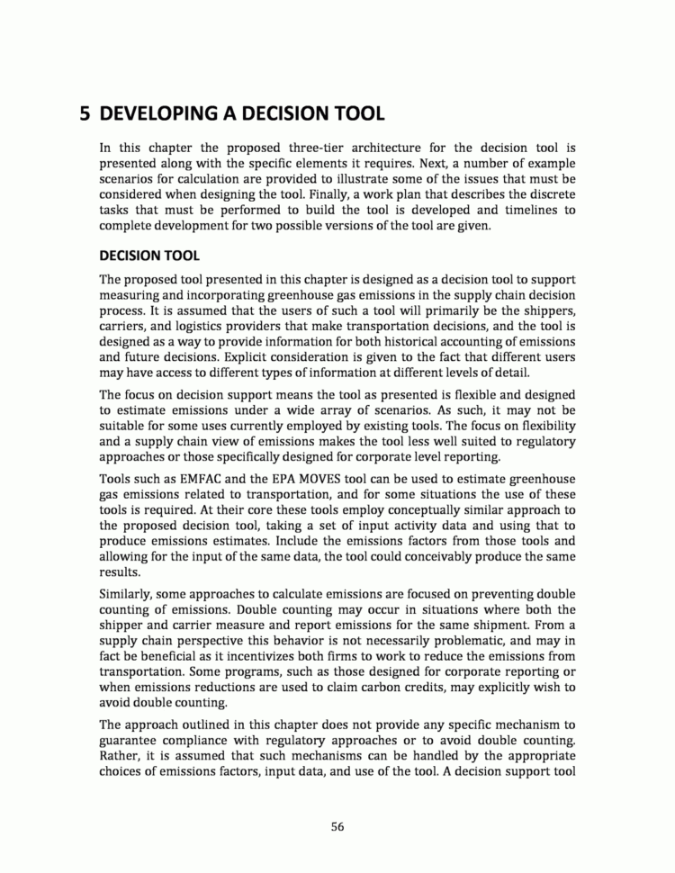 Carbon Footprint Calculator Excel Spreadsheet Throughout 5 Developing A Decision Tool  Carbon Footprint Of Supply Chains: A