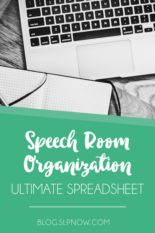 Caseload Spreadsheet Intended For Ultimate Organization Spreadsheet  Slp Now Blog