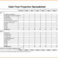 Cash Flow Projection Spreadsheet For Cash Flow Projections Spreadsheet Unique Free Spreadsheet