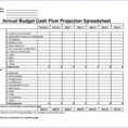 Cash Flow Projection Spreadsheet Template Regarding Cash Flow Projection Template Example Of Budget Spreadsheet Elsik
