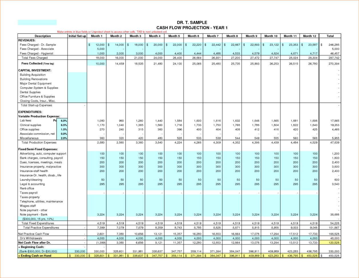 Cash Flow Projection Spreadsheet With Regard To Business Cash Flow Spreadsheet And 5 Cash Flow Projection Template