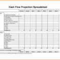 Cash Flow Spreadsheet Example In Cash Flow Projection Example  Resourcesaver