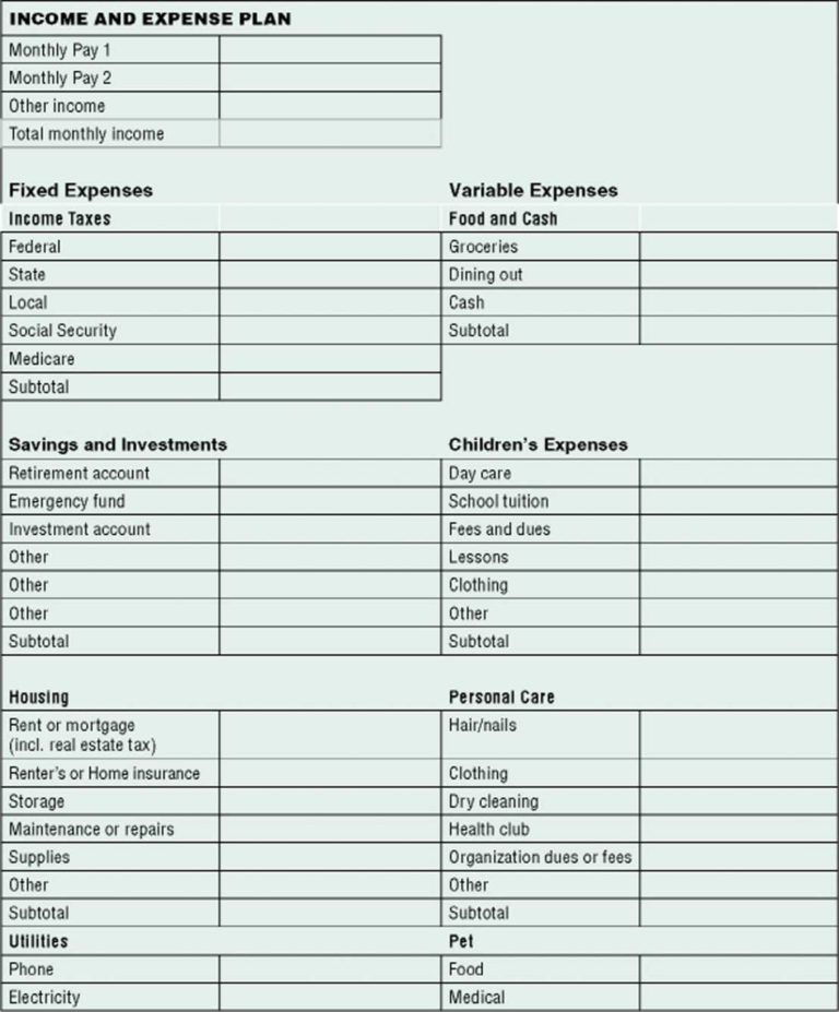 Cash Flow Spreadsheet Home Budget intended for Personal Cash Flow