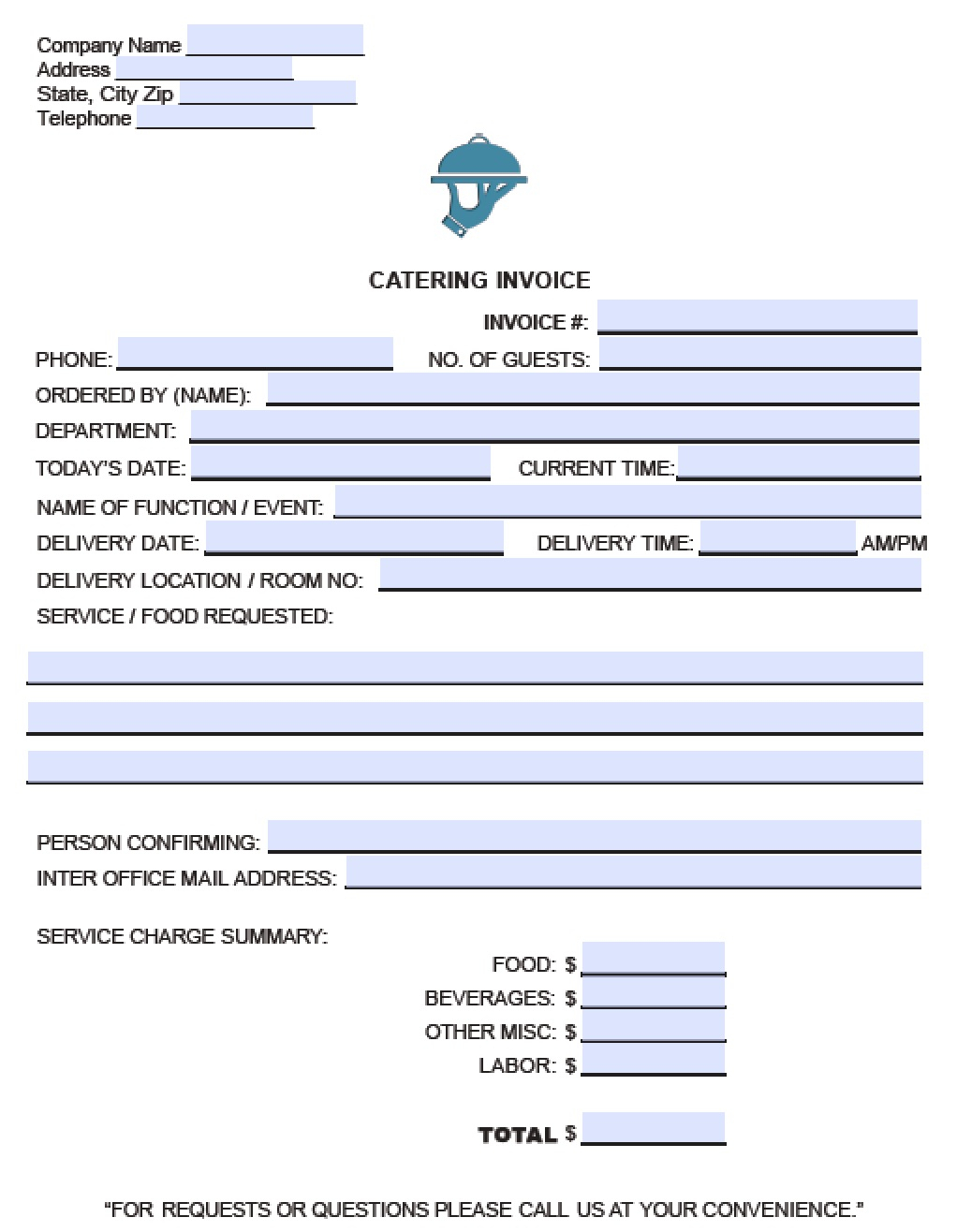 Catering Expenses Spreadsheet Intended For Catering Invoice Samples Sample Outdoor Format Bill Forms Template