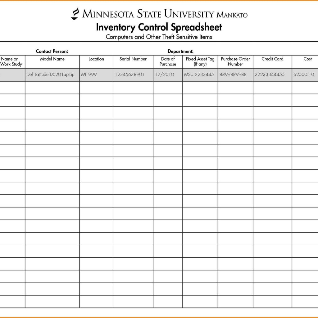Cattle Inventory Spreadsheet Excel Templates