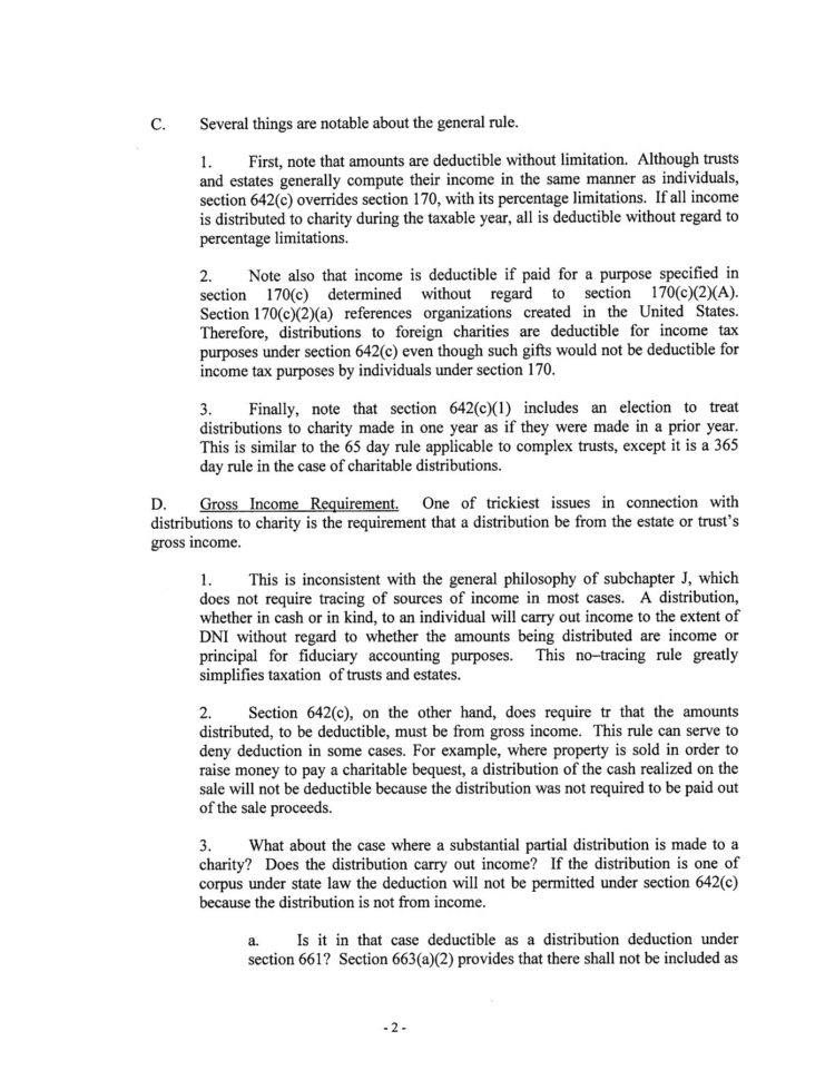 Charitable Remainder Trust Spreadsheet For Estates With Charities As Beneficiaries: How Do We Protect  Pages