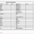 Charity Budget Spreadsheet Throughout 57 Basic Budget Spreadsheet  Resume Letter