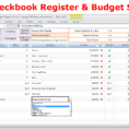 Checkbook Register Spreadsheet Excel Inside Excel Budget Spreadsheet  Personal Budgeting Software  Checkbook