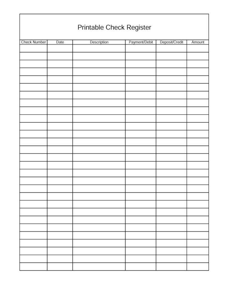 Checkbook Register Spreadsheet Inside 37 Checkbook Register Templates [100% Free, Printable]  Template Lab