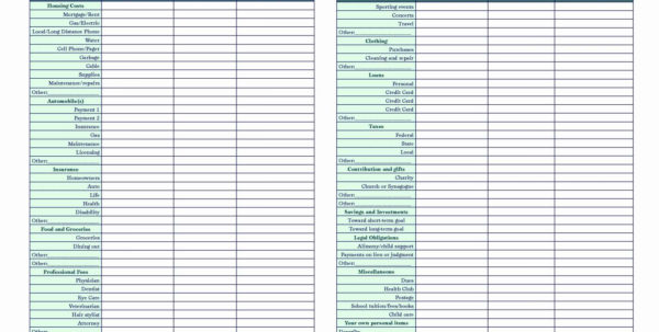 Child Expenses Spreadsheet Spreadsheet Downloa child expenses ...