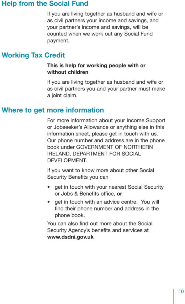 Children's Allowance Spreadsheet Within Income Support And Jobseeker S Allowance  Pdf