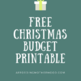 Christmas Budget Spreadsheet In Free Christmas Budget Worksheet Printable  Affording Motherhood