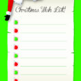 Christmas List Spreadsheet Intended For Templates. Christmas List Templates: Âˆš Santa Template Letter Hola