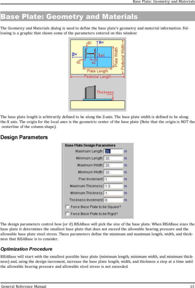 Circular Base Plate Design Spreadsheet For Risabase. Rapid Interactive Structural Analysis Base Plate And