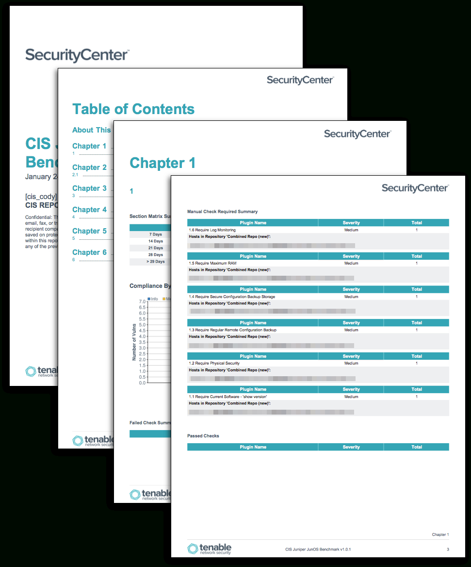 Cis Benchmark Excel Spreadsheet For Cis Junos Benchmark Reports  Sc Report Template  Tenable®