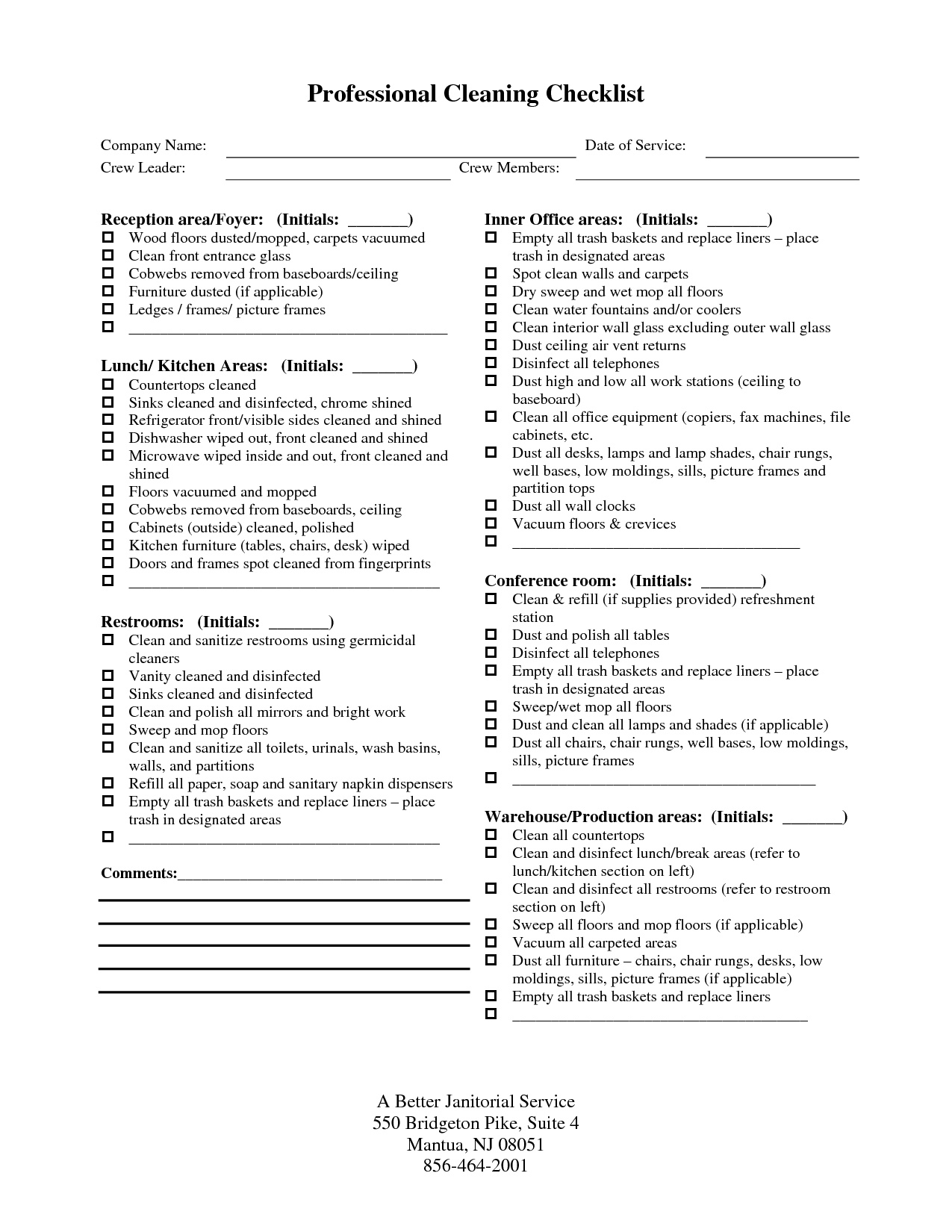 Cleaning Spreadsheet For Cleaning Spreadsheet Fresh Professional House Cleaning Checklist