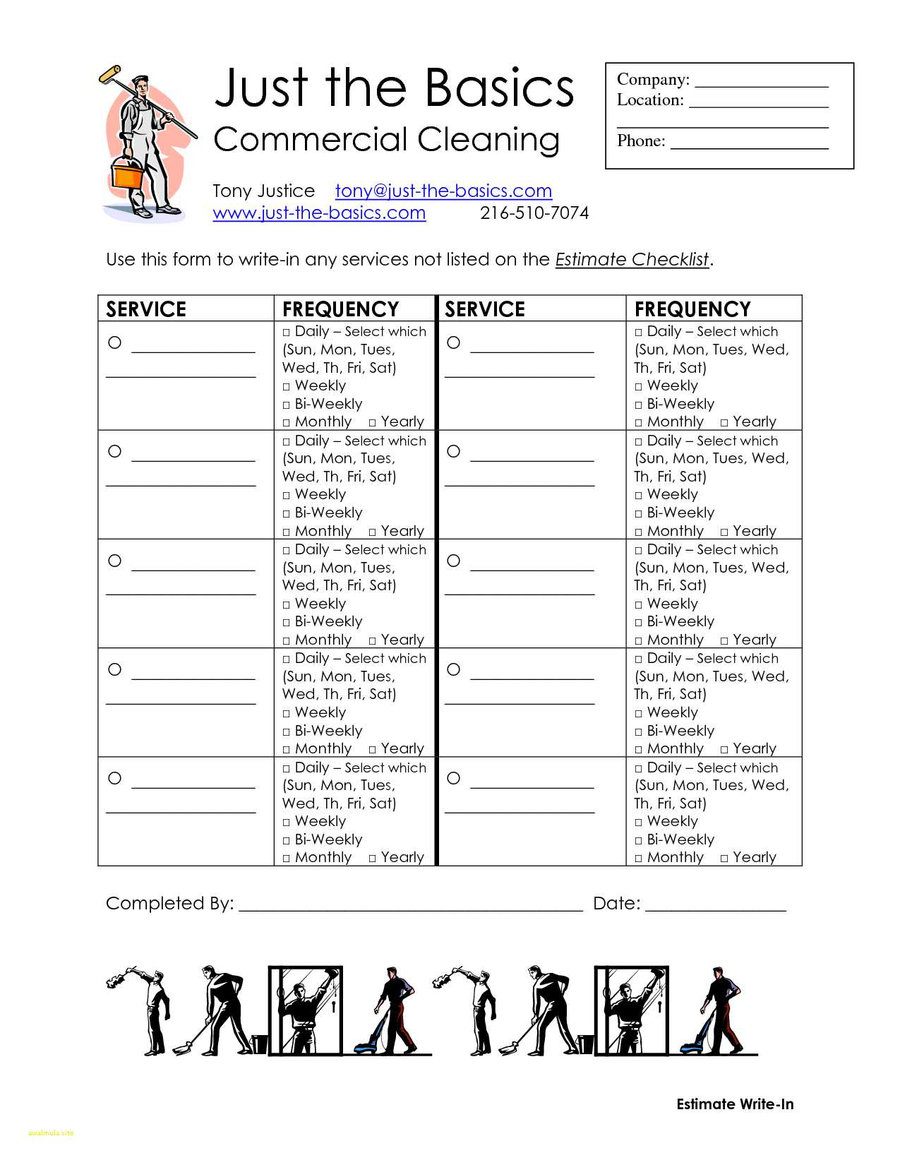 Cleaning Spreadsheet Inside Office Housekeeping Checklist Spreadsheet  Awal Mula