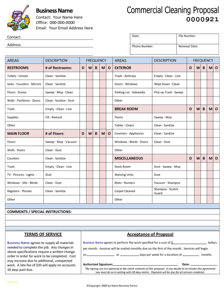 Cleaning Spreadsheet Throughout House Cleaning Pricing Spreadsheet  Awal Mula