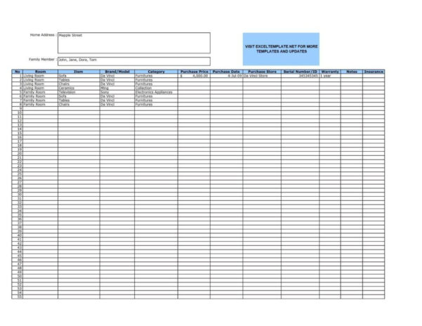 Clothing Store Inventory Spreadsheet Template — db-excel.com