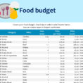 Coffee Shop Profit And Loss Excel Spreadsheet In Food Budget Excel