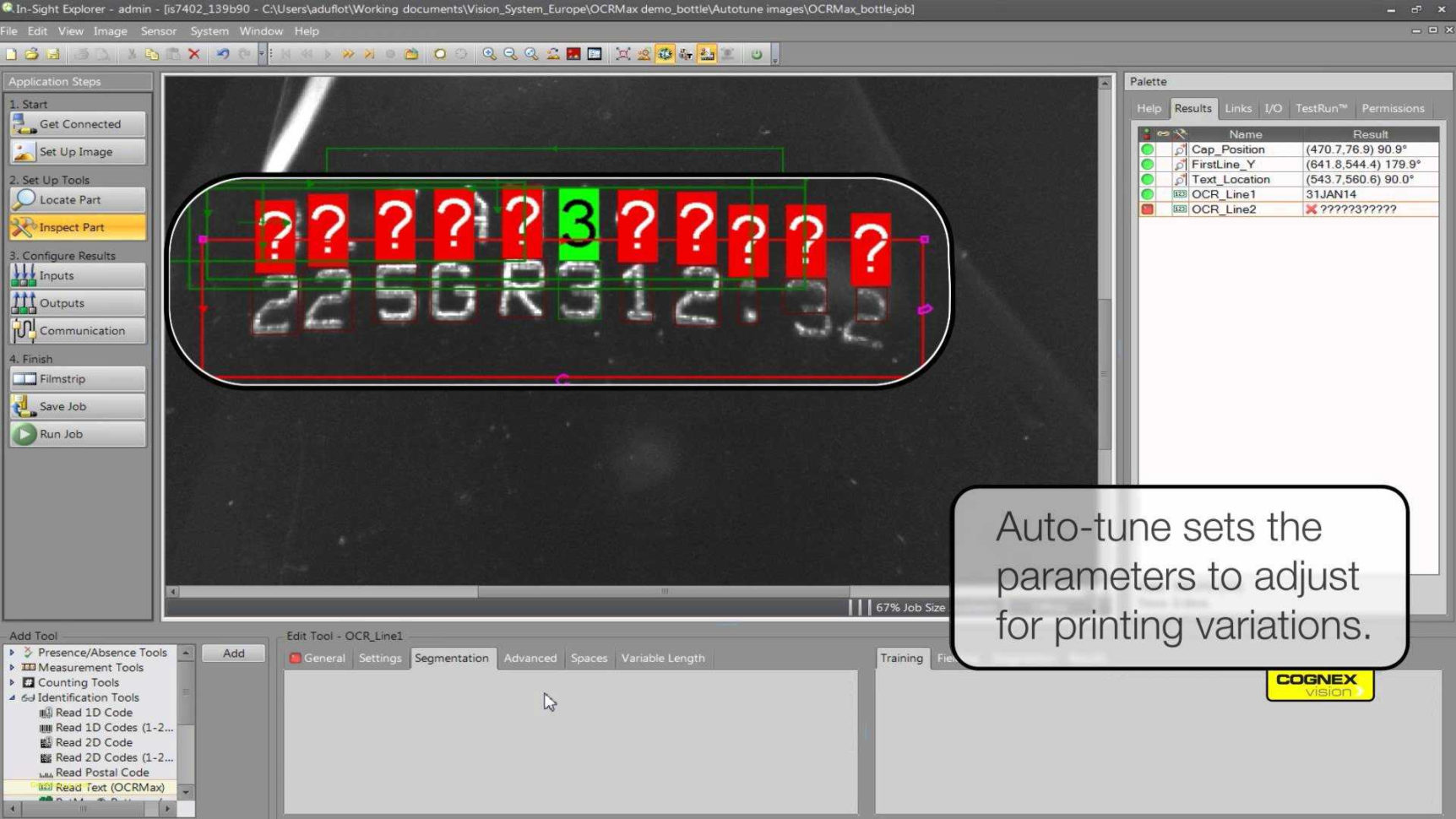 Cognex Insight Spreadsheet Tutorial Pertaining To Cognex Insight Spreadsheet Tutorial With Ocrmax With Auto Tune
