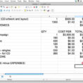 Cogs Spreadsheet Inside Profit And Loss Spreadsheet Using Formulas Figure Out Budget Total