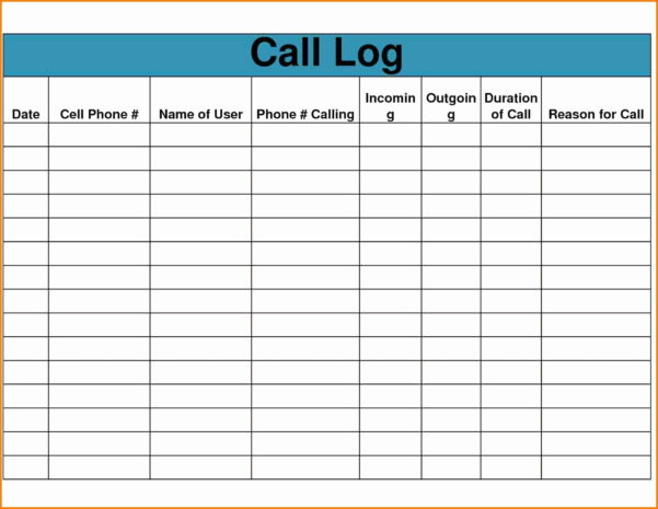 Cold Call Tracking Spreadsheet throughout Sales Call Tracking ...