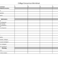 College Cost Spreadsheet with College Cost Comparison Worksheet Template Best Maggi Locustdesign