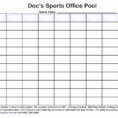 College Football Pick Em Spreadsheet Within Nfl Pick Em Sheet Excel Luxury Blank Football Squares Template