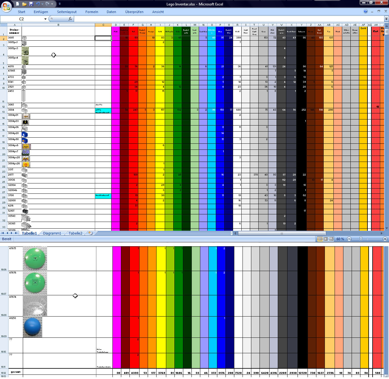 Colourful Excel Spreadsheet With Regard To How Do You Keep Track Of Your Collection?  General Lego Discussion