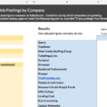 Compare Job Offers Spreadsheet Within Track Job Postingscompany On Indeed  Spreadsheet Template In