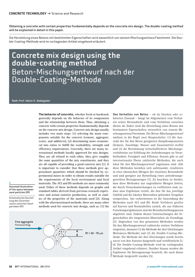 Concrete Mix Design Spreadsheet With Pdf Concrete Mix Proportioning Using Three Equations Method