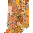 Congressional Districts By Zip Code Spreadsheet Regarding Legislative Redistricting Topic Page: Stats Indiana