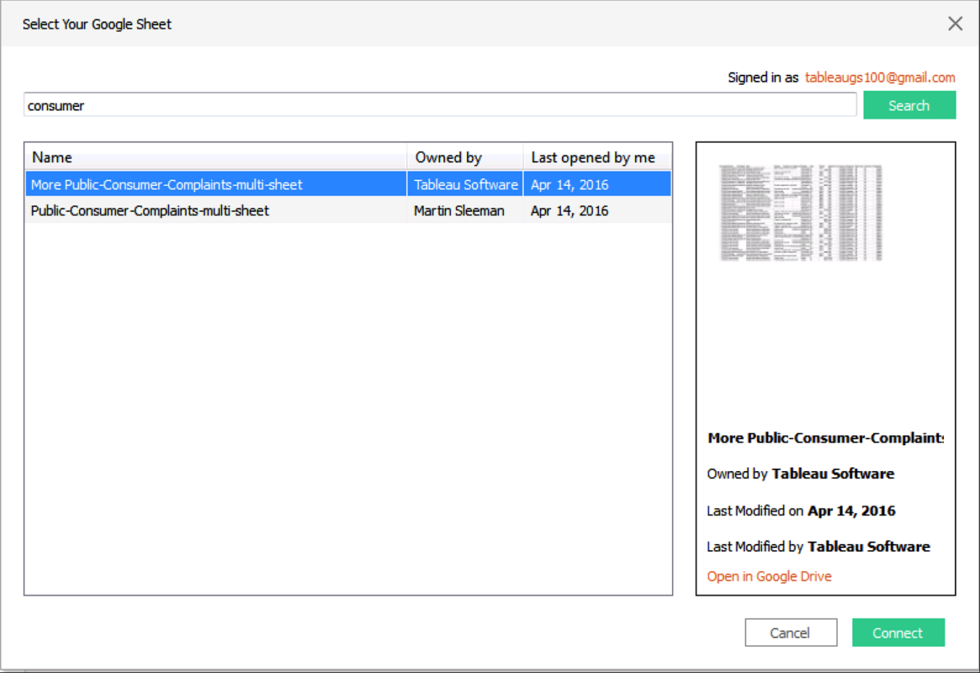 Connect Google Spreadsheet To Sql Server Throughout Google Sheets: Deeper Spreadsheet Data Analysis With Tableau