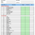 Construction Material Tracking Spreadsheet Inside Construction Estimate Spreadsheet Cost Breakdown Sheet Sample