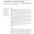 Construction Project Cash Flow Spreadsheet In Pdf An Evaluation Of Risk Factors Impacting Construction Cash Flow