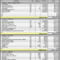 Construction Spreadsheet Examples Within Construction Estimating Spreadsheet Example Job Estimate Template