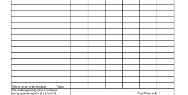 Construction Spreadsheet Templates Free Spreadsheet Downloa ...