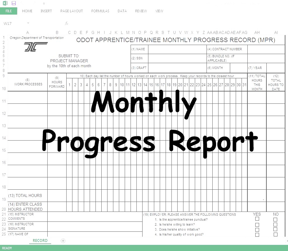 Construction Work In Progress Spreadsheet Intended For Monthly Progress 